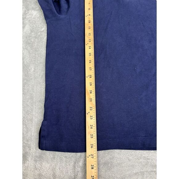 Polo Ralph Lauren Estate Rib 1/4 Zip Pullover Sweater Men's Size Large Blue - Picture 11 of 11